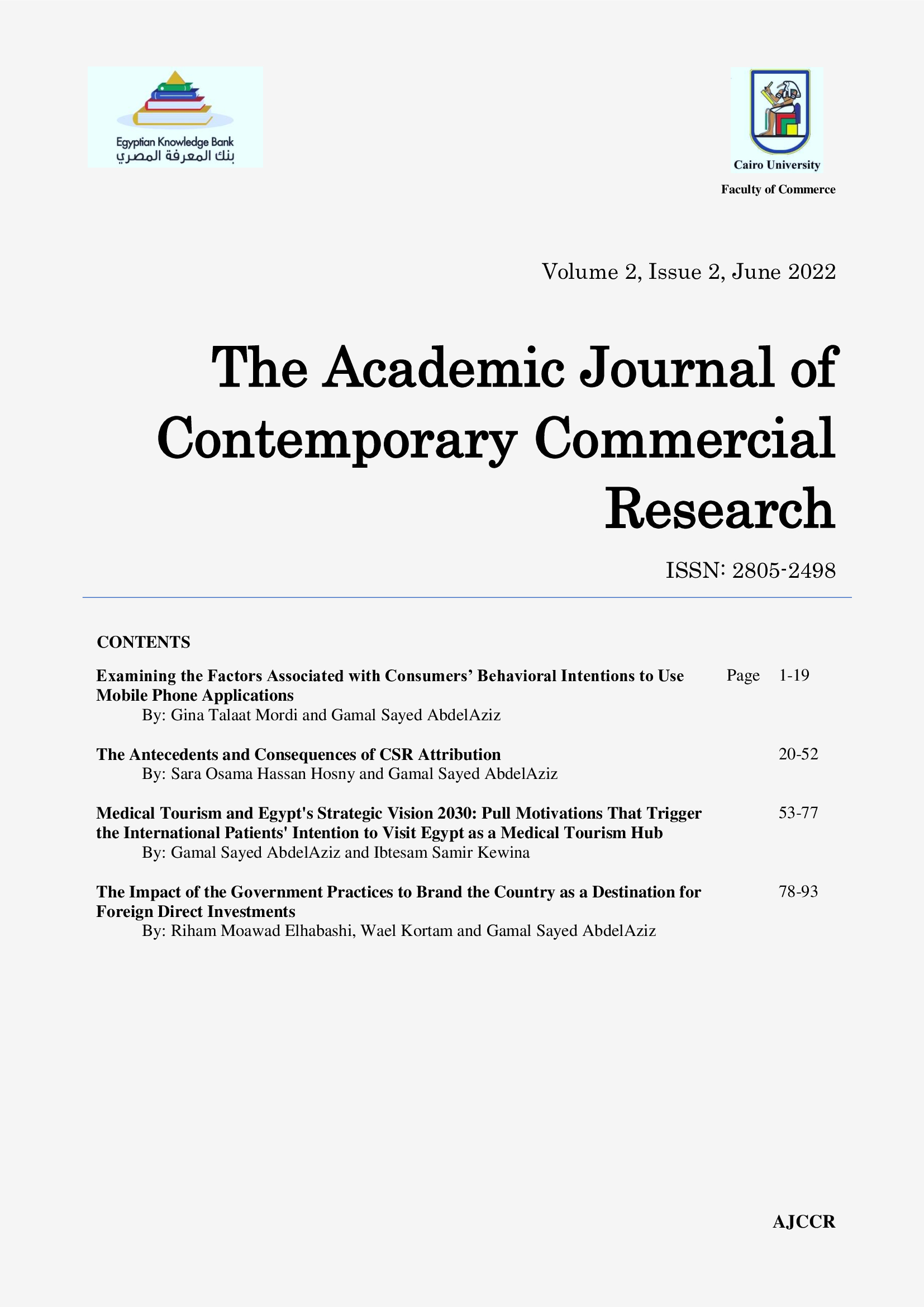 The Academic Journal of Contemporary Commercial Research